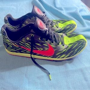 Nike men’s size 11 track spike zoom rival green